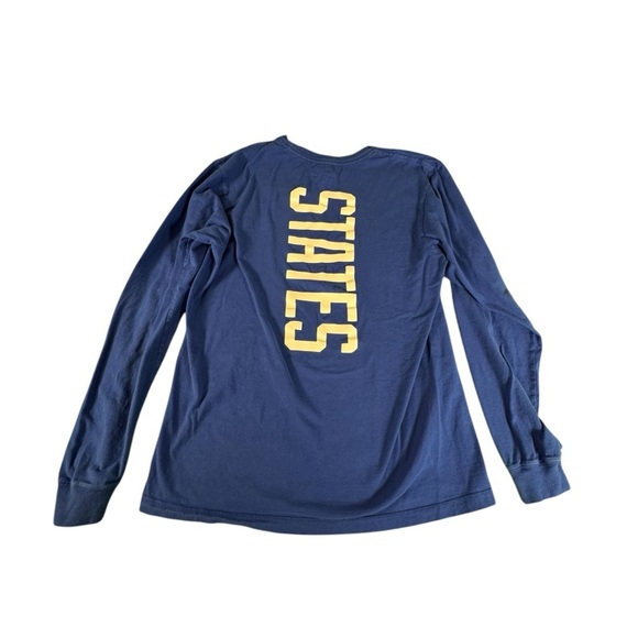 Nike USA Soccer Blue Long Sleeve Ignite T Shirt Size Small Loose Fit - Picture 9 of 12